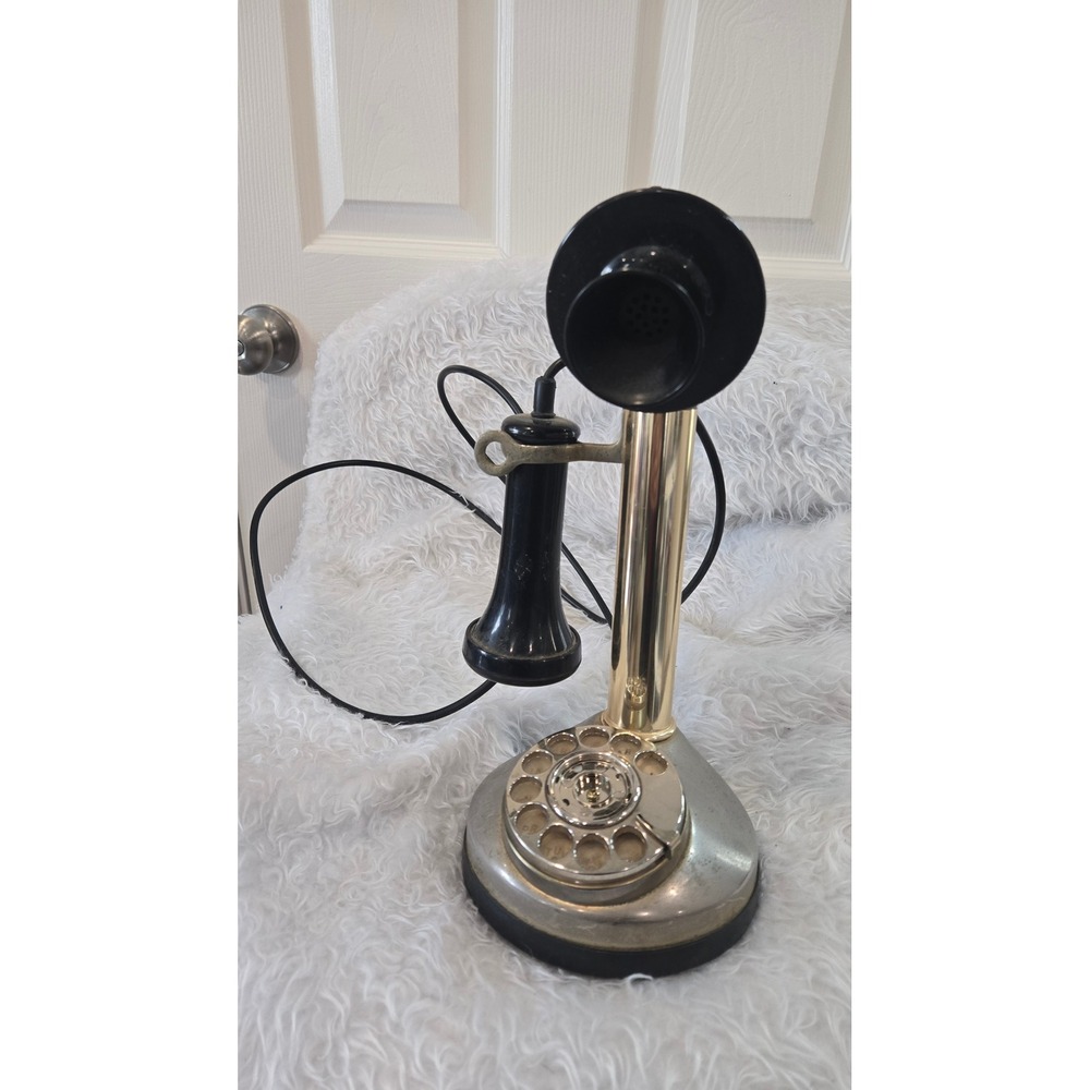 Semicon SEL Bonnie & Clyde Candlestick Telephone Vintage Rotary Phone